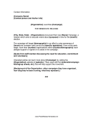 Campaign Launch Press Release
