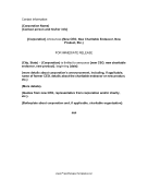 Corporate Press Release