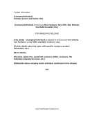 Information Technology Press Release