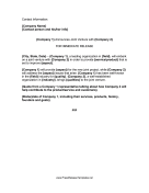 Joint Venture Press Release template
