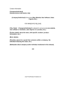 Technology Press Release